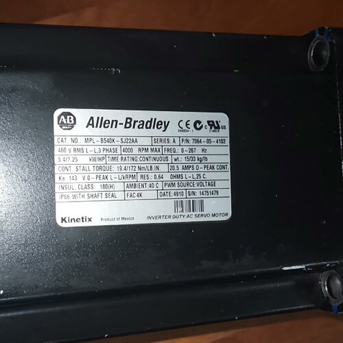 【询价】MPL-B540K-SJ22AA ，AB伺服电机，件，功