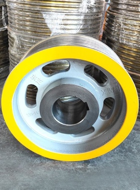 东芝曳引轮东芝电梯曳引轮330*6*8CV330东芝曳引轮主机曳引机轮