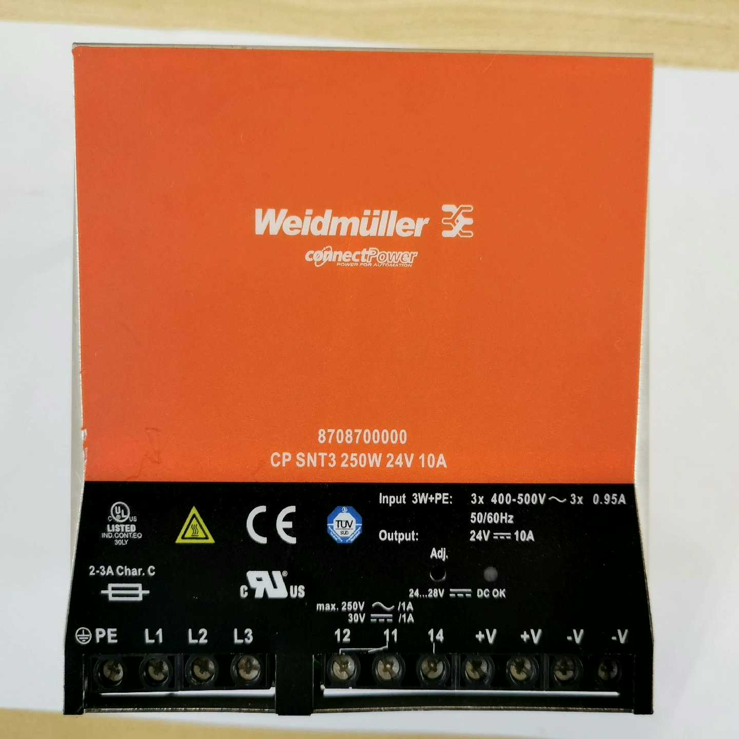 Weidmuller魏德米勒三相电源，型号870870000-议价