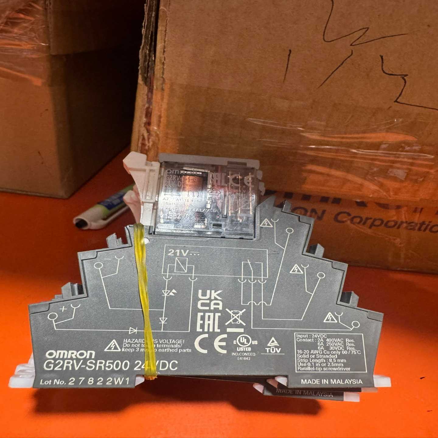 （请询价）全新原装G2RV-SR500继电器，24VDC工作电压