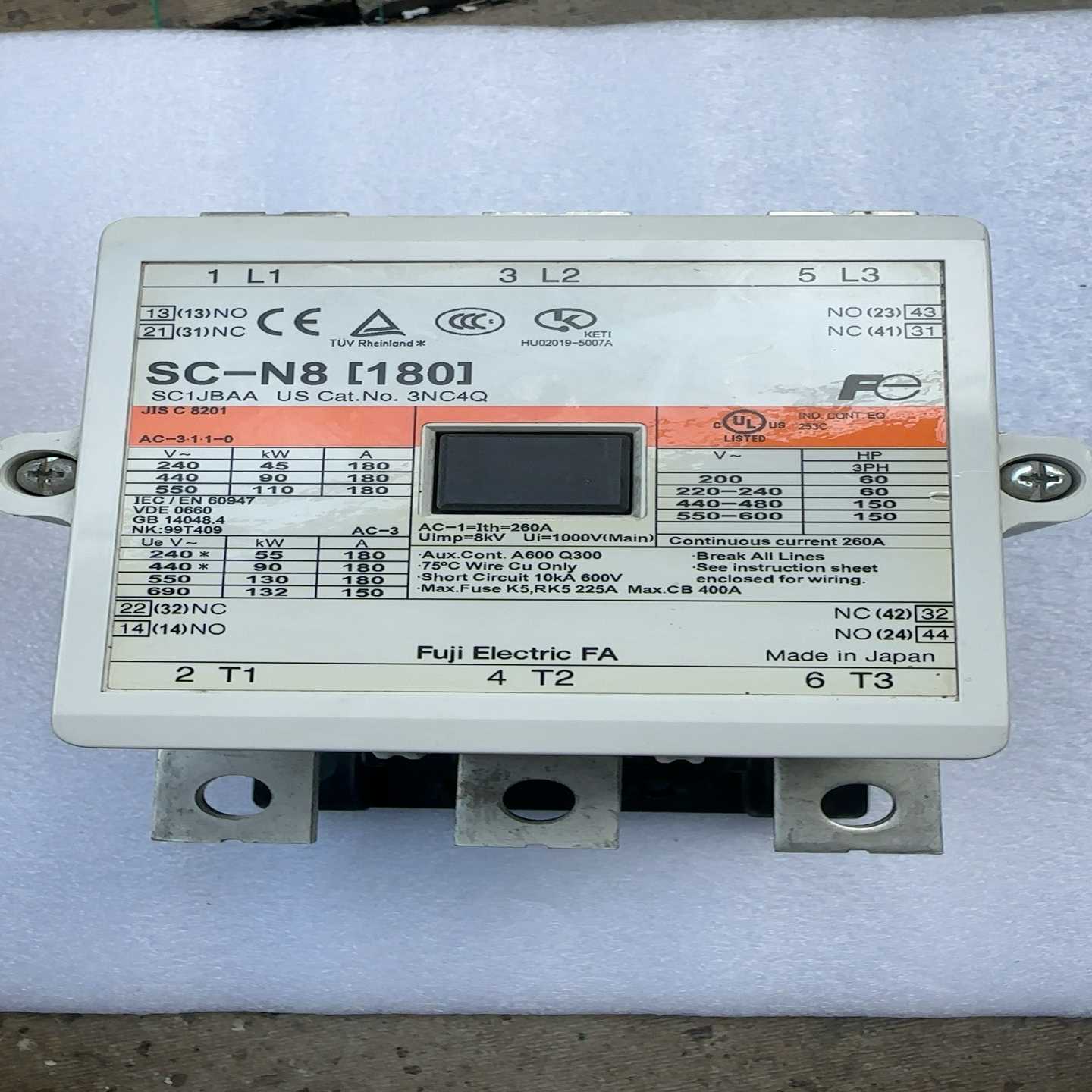 富士接触器SC-N8[180]线圈200-250V-询价客服