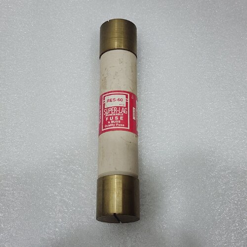 BUSSMAN SUPERLAG RENEWABLE RES60 60A FUSE LOT OF 2 UNITS