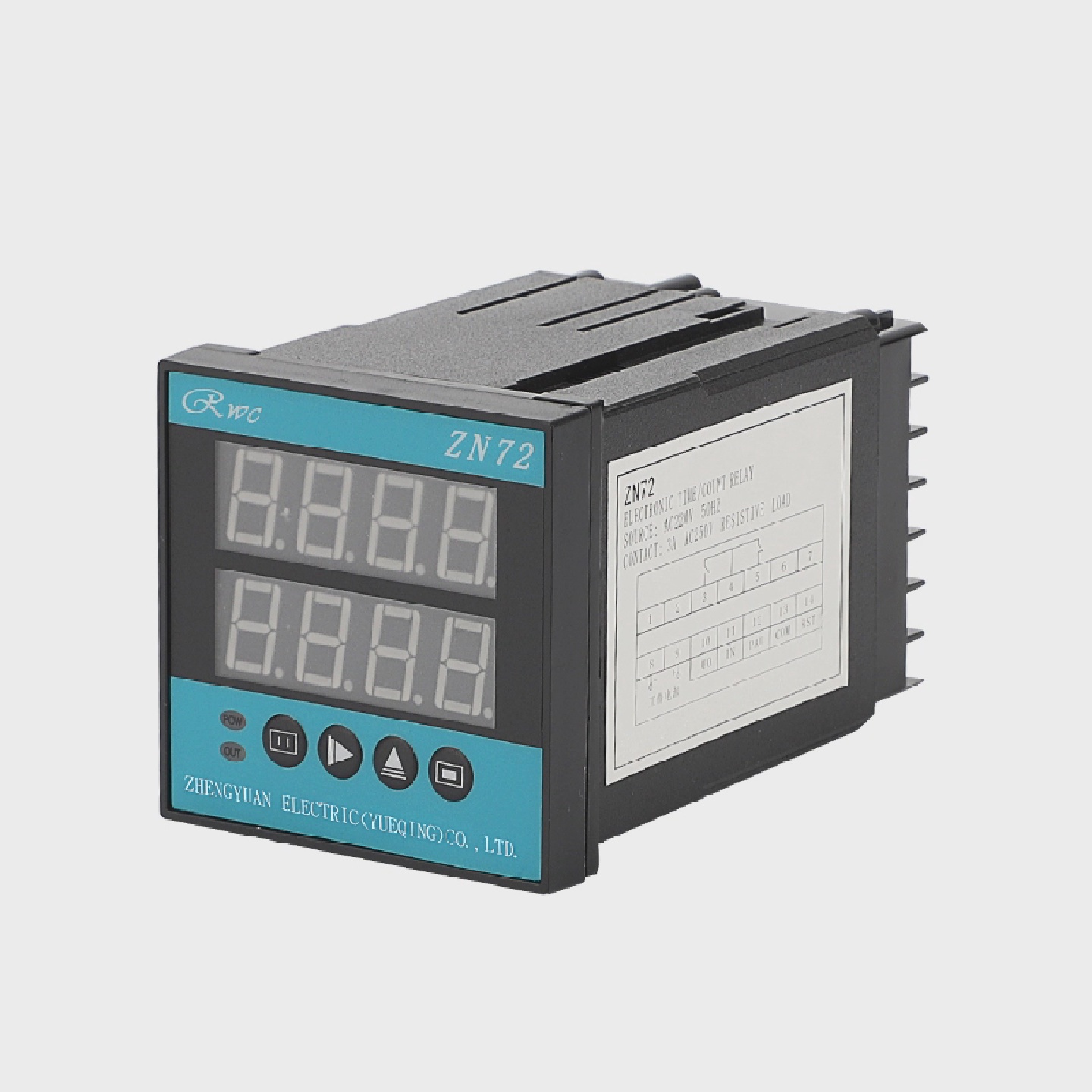 上海征远智能双数显计数ZN48光电感ZN72累时器ZYC04ZYC48ZYS48