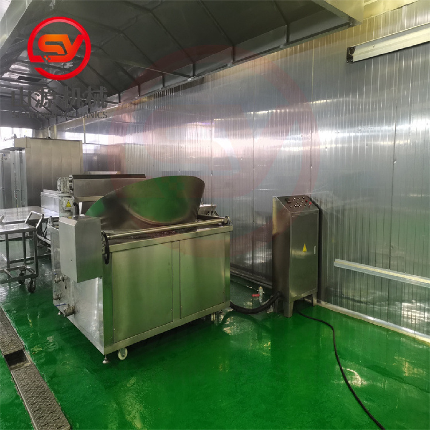 不锈钢鸡爪油炸机方便清洗油炸锅虎皮凤爪油炸