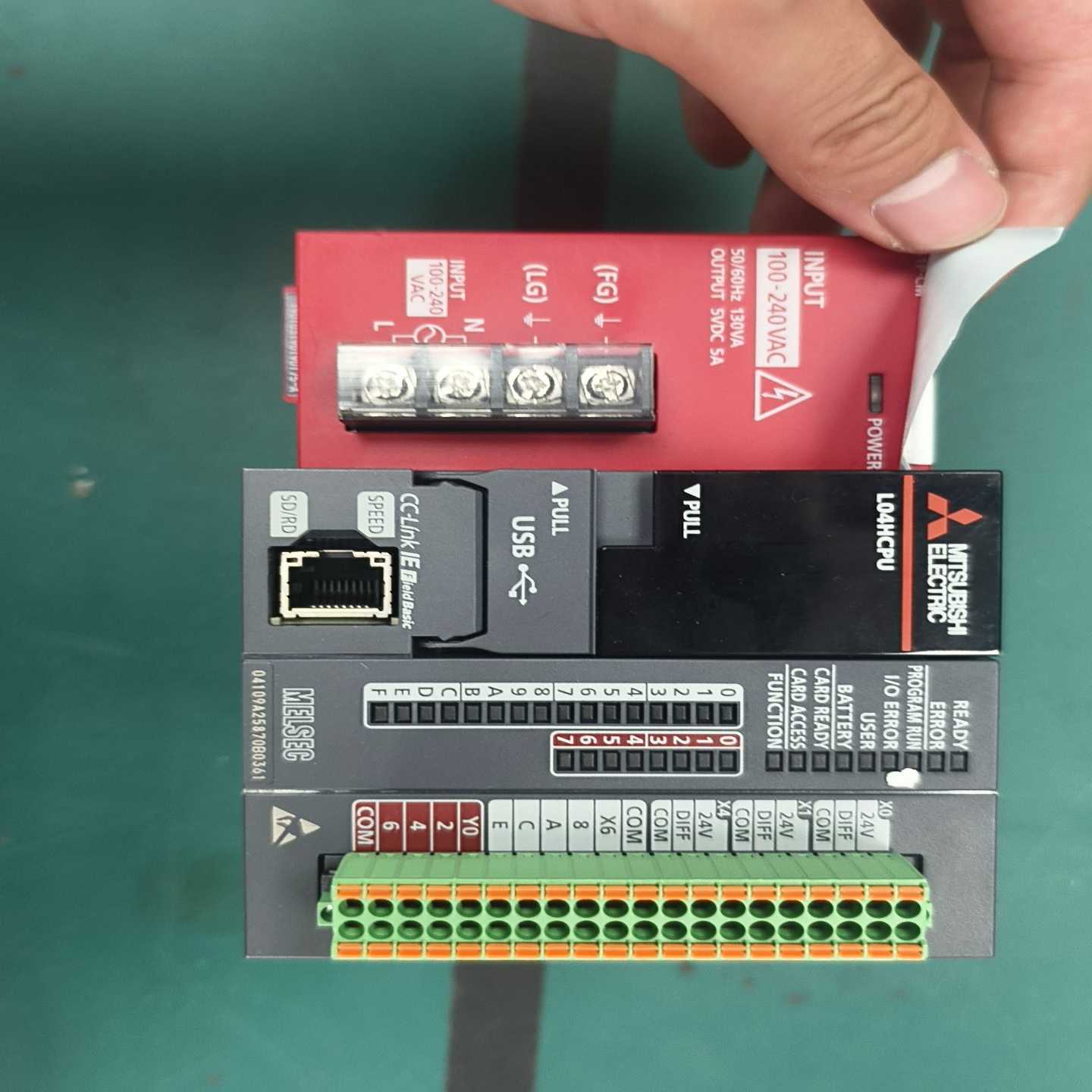 三菱PLCCPU模块L04HCPU,原装正品,带USB接口议价