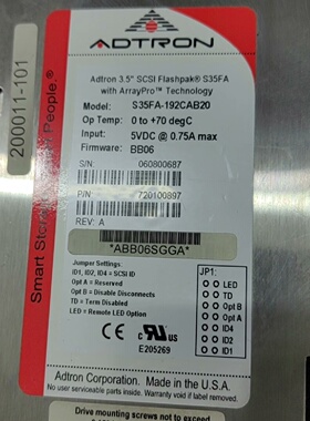 拆机S35FA192CAB20ADTRON192MB