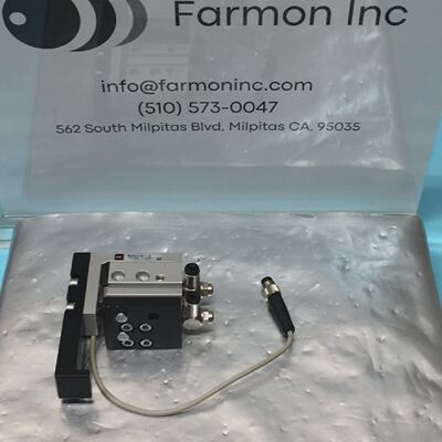 SMC MXU105 PNEUMATIC SLIDE TABLE STAGE CYLINDER 157698