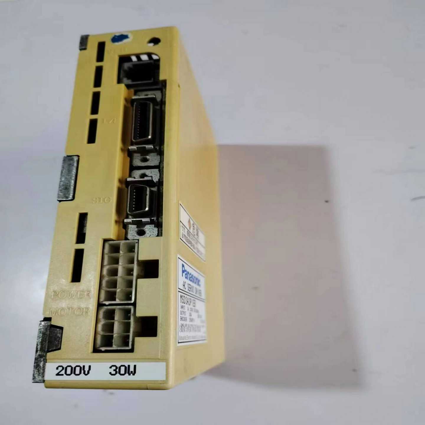 拆机原装松下沙迪克伺服驱动器，MSD3A3P1EB现货1台，--议价商品