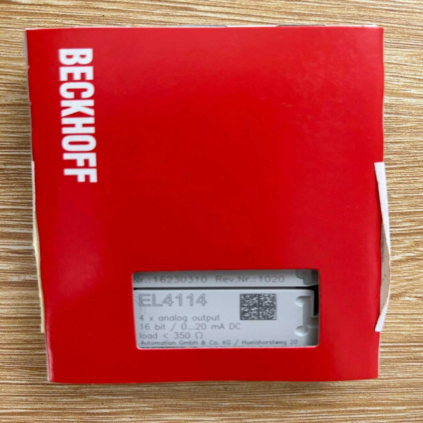 倍福模块EL4114秒发议价适用