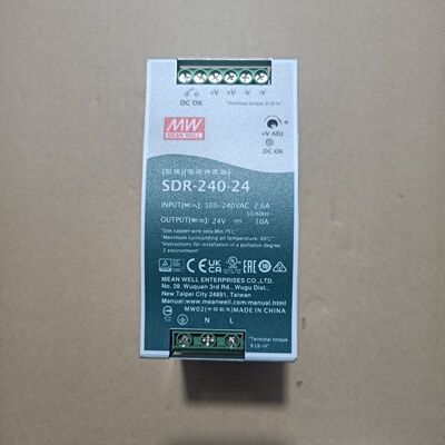 寻“”明纬导轨电源型号SDR24024原装正品成色95新