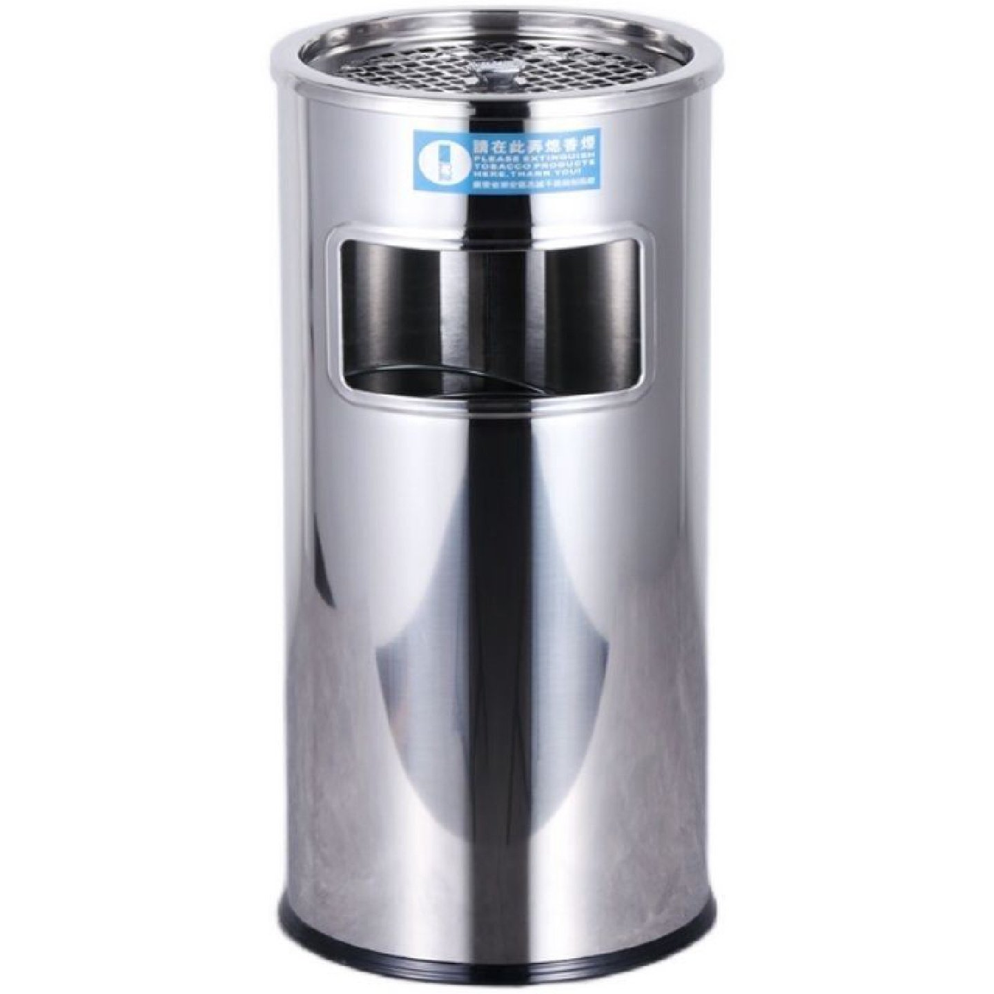 不锈钢圆形垃圾桶酒店大堂户外烟灰缸宾馆电梯口吸烟区立式灭烟桶,家庭/个人清洁工具,垃圾桶,淘宝优惠券,粉丝福利购,淘宝优惠卷