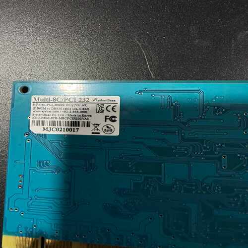 （议价）Multi-8C/PCIRS232工业级串口卡卡