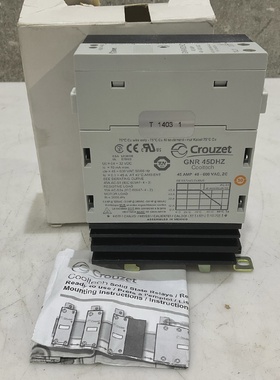 CROUZET CRYDOM GNR45DHZ SOLID STATE RELAY COOLTECH 46A 48600