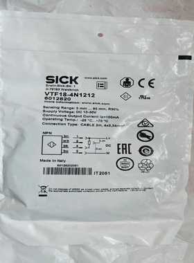 施克SICK传感器VTF18-4N12126询价