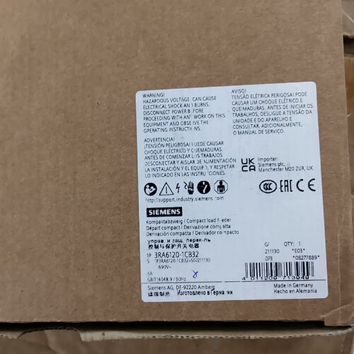 询-3RA61201CB32电动机起动器3RA6120