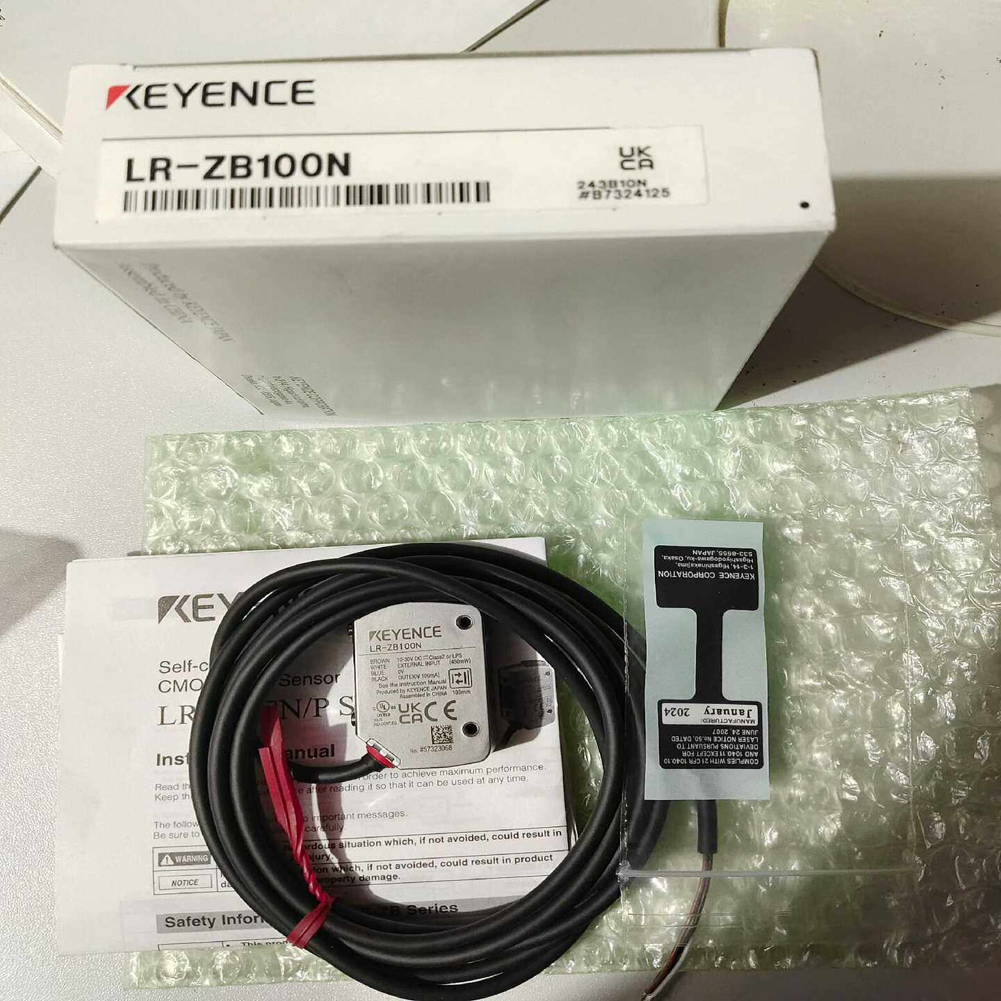 激光传感器LR-ZB100N基恩士KEYENCE，编号不适用