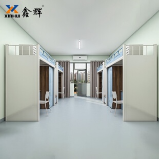 学校宿舍上床下桌组合员工公寓上下铺高架床上床下桌组合床