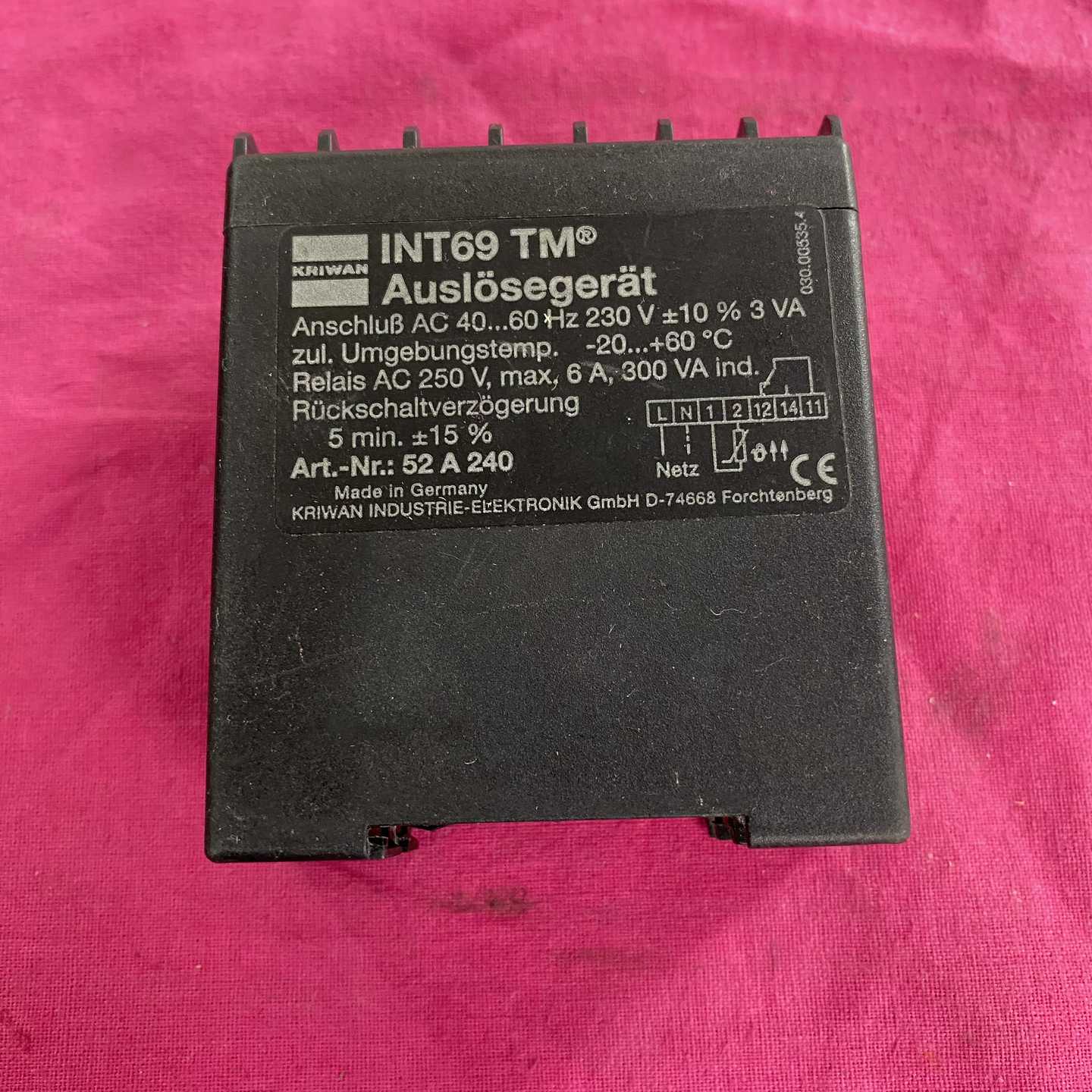 KRIWAN INT69 TM保护模块。适合用于压缩机保护，~询价