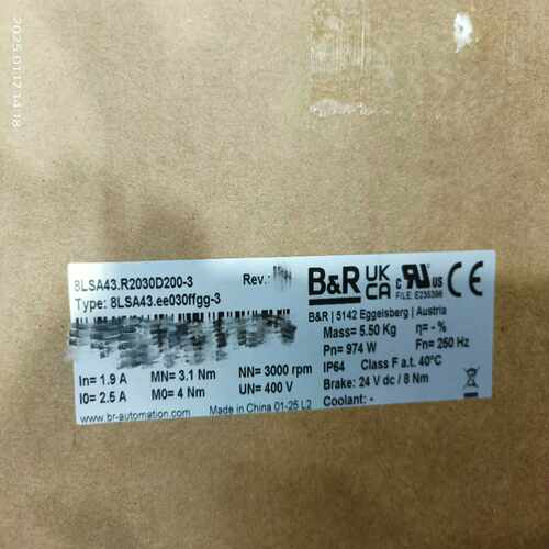 询价~8LSA43.DA030S100-3贝加莱电机