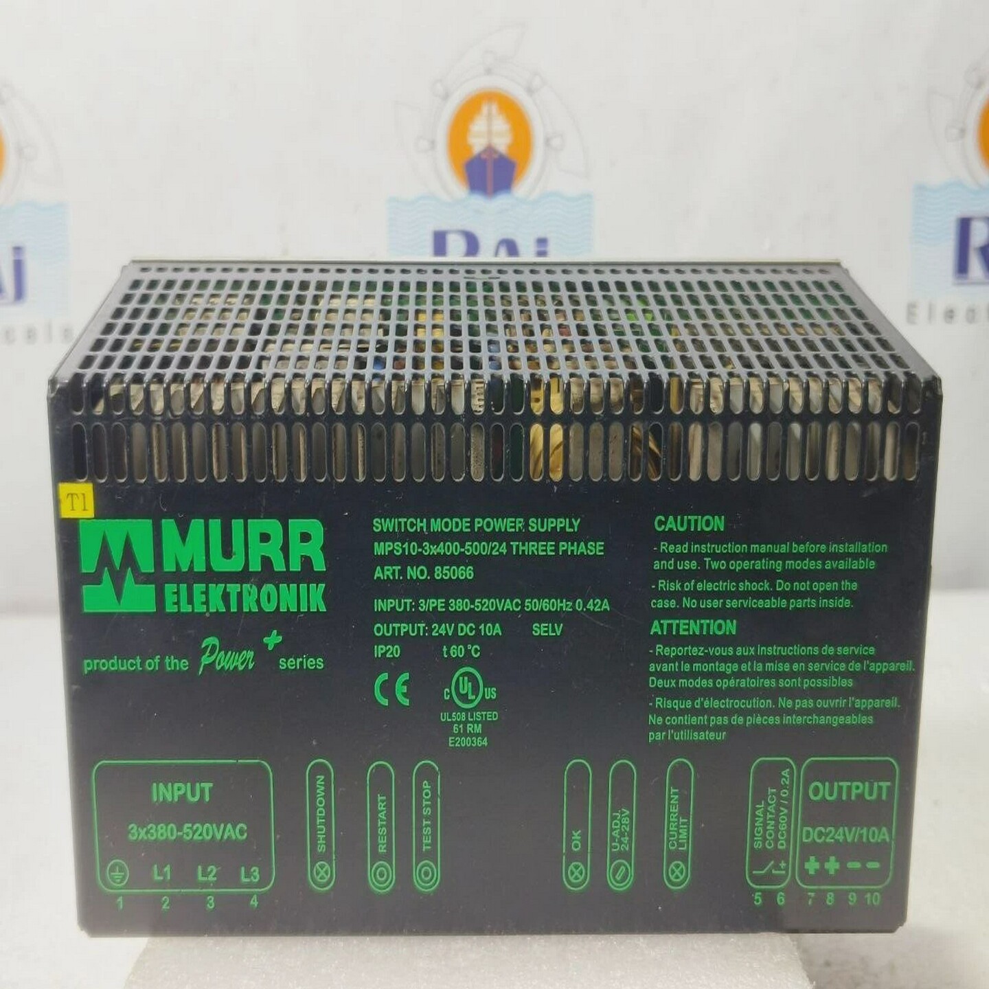 MURRELEKTRONIK85066MPS10-3x400-500/24开关模式电源免费送