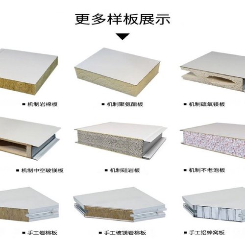 金属雕花板岩棉防火彩钢夹心板活动板房外墙保温装饰一体板聚氨酯