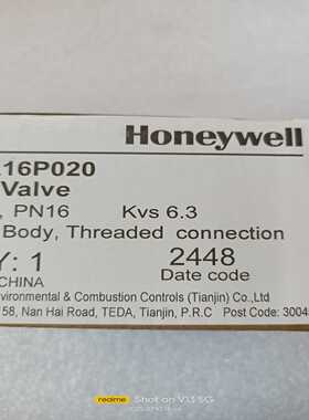 霍尼韦尔VBA16P020球阀，型号VBA16P020，黄铜--议价商品