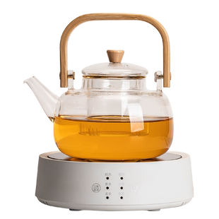 家用泡茶办公室小型煮茶壶玻璃烧水茶壶蒸煮郑之 电陶炉煮茶器套装