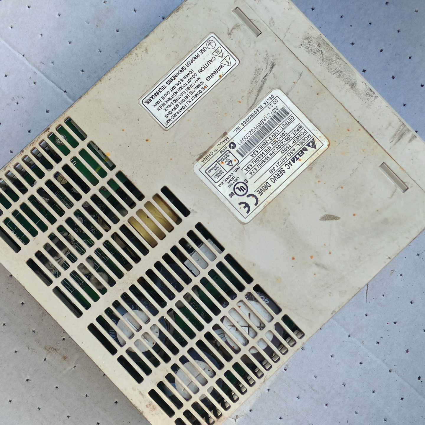 议价台达ASD-A0721-AB单驱动器750w，拆机成色如图现货/维修