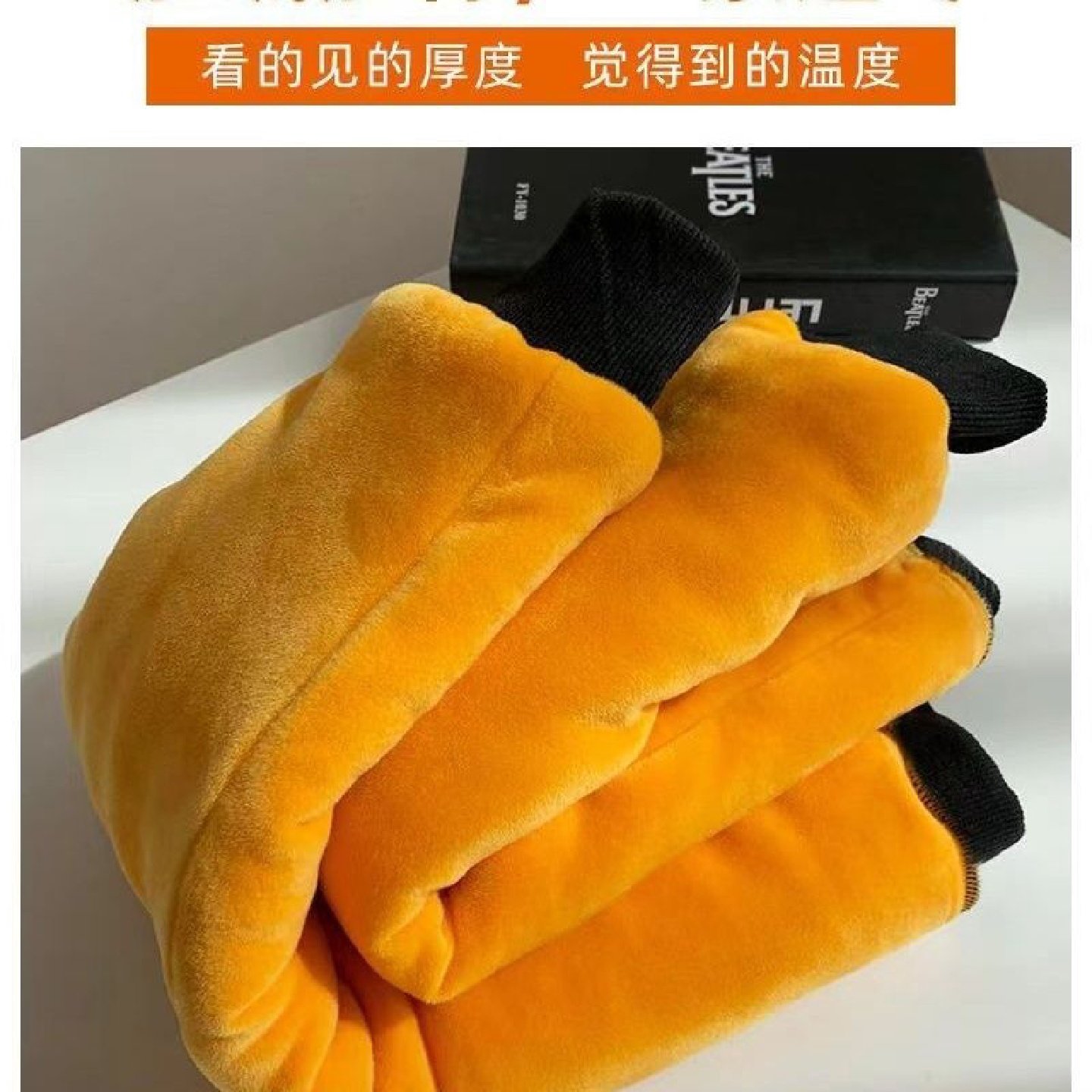 儿童加绒超厚工装裤冬季三层夹棉宝宝外穿棉裤一条过冬小男孩裤子