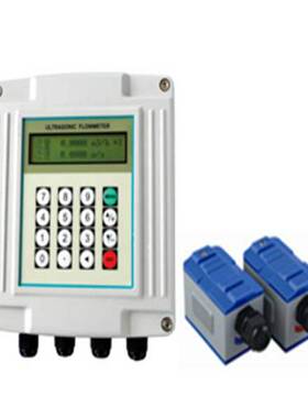 议价-超声波流量计BYLDN-1-B外夹式流量计固定式液体流量N计