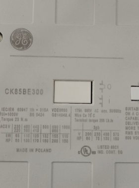 议价CK85BE311N CK95BE311N CK95BE311D GE全新原装进口通用接触