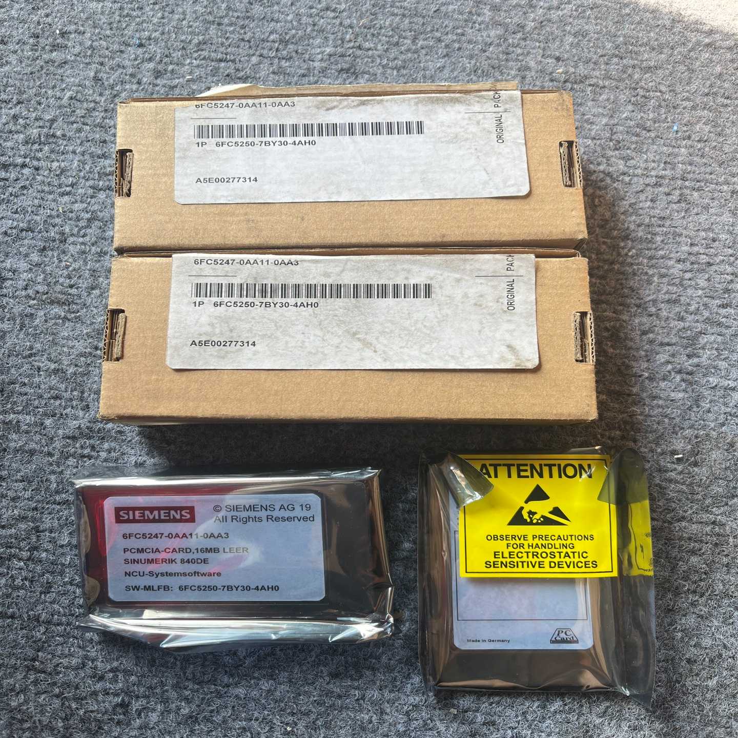 未使用西门子控制系统CF卡6FC5247-0AA11-0AA--议价商品