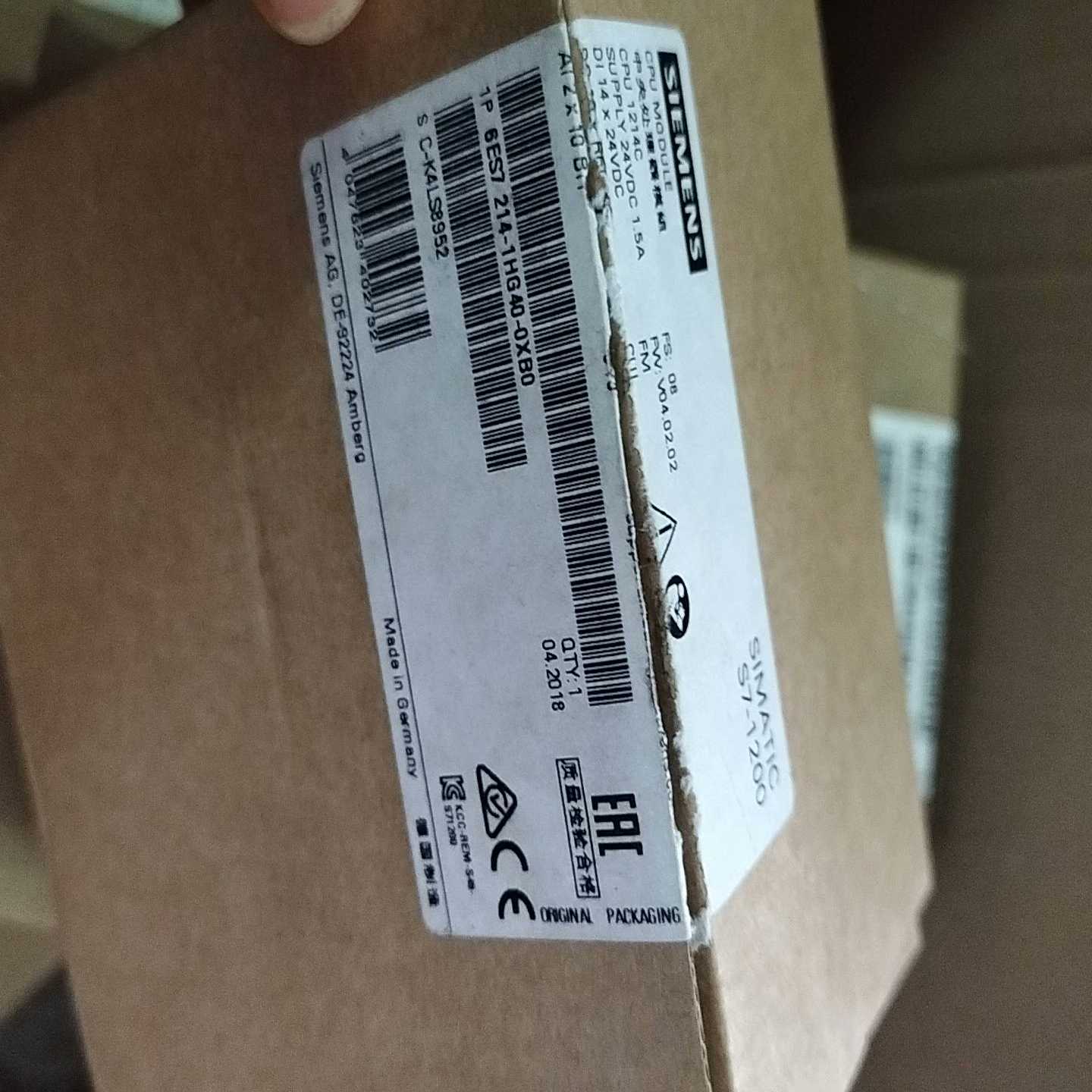 询价-6ES7214-1HG40-0XB0开封，实物拍
