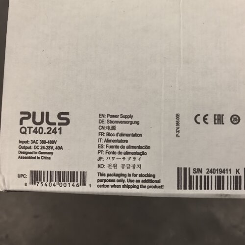 QT40.241普尔世PULS电源DC24V28V40-议价