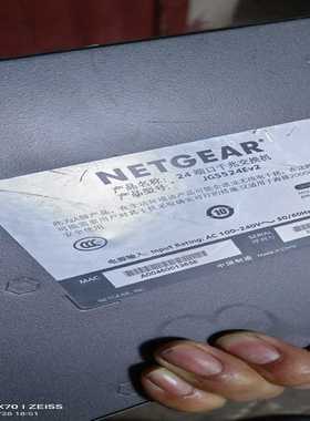 网件交换机24口千兆，jgs524ev2.货成色如图，询价