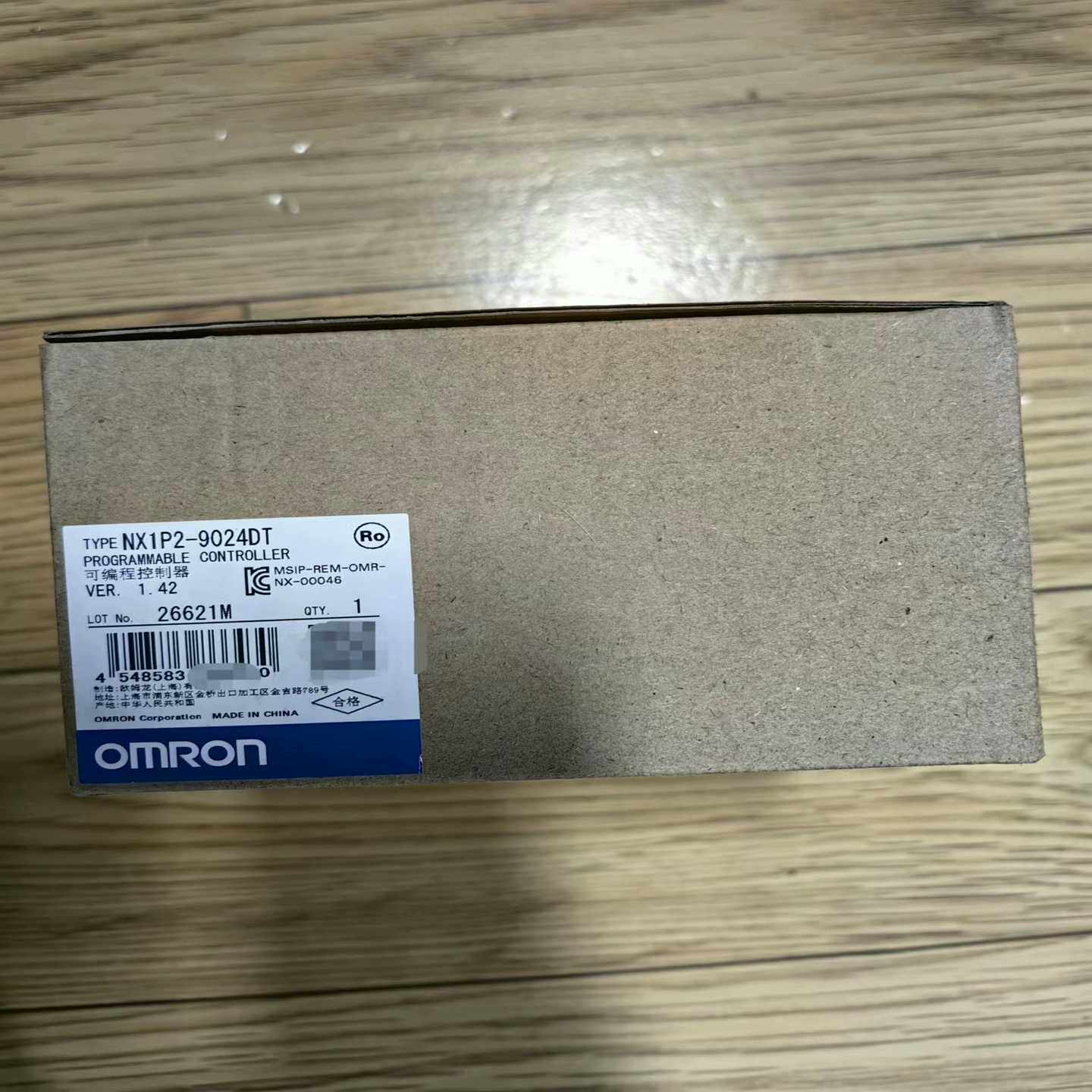 OMRON欧姆龙NX1P2-9024DT全新原装