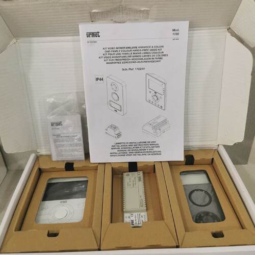 Urmet 17228182 Two Wires OneFamily Kit Video Door Phone Syst