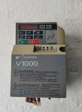 9成新安川V10000.1KW220V变频器CIMR---议价商品