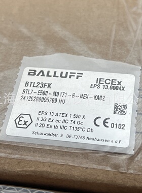 寻IBALLUFF巴鲁夫BTL7E500M0171BNEXKA02位移传感器现货库存