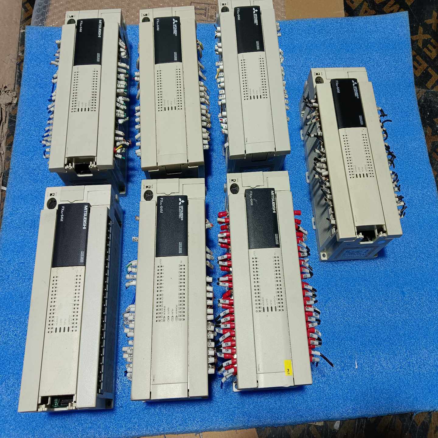 拆机三菱台版PLC，Fx3u-64MT/ES-A，实物图，功