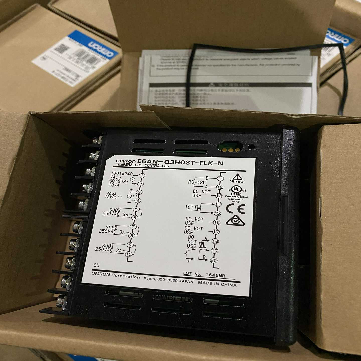 配件E5AN-R3HT-N温控器E5EN-Q3H03T-FLK-N E5AN-C1TC3T-N E5议价
