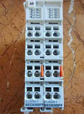 倍福EL6001模块2片，外观完好，功能正常，欢迎选购。购前询价