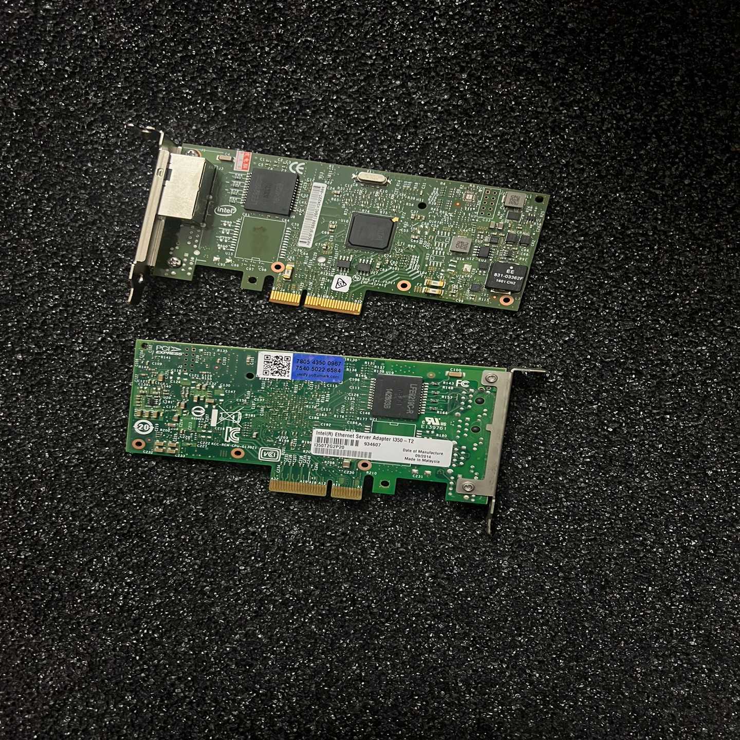 议价Intel/英特尔I350-T2AM4双口千兆网卡PCI