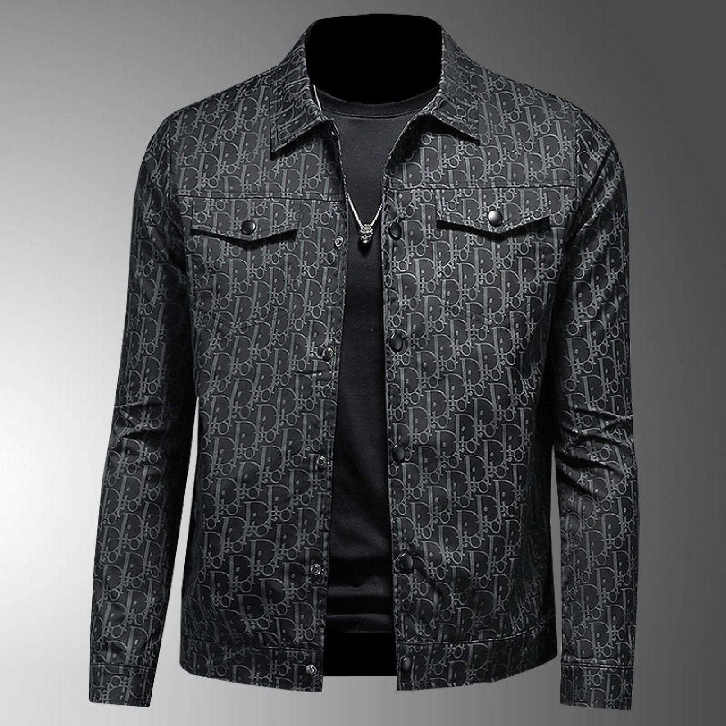 欧洲站潮牌夹克男装秋季新款韩版修身帅气外套轻奢休闲棒球服潮男