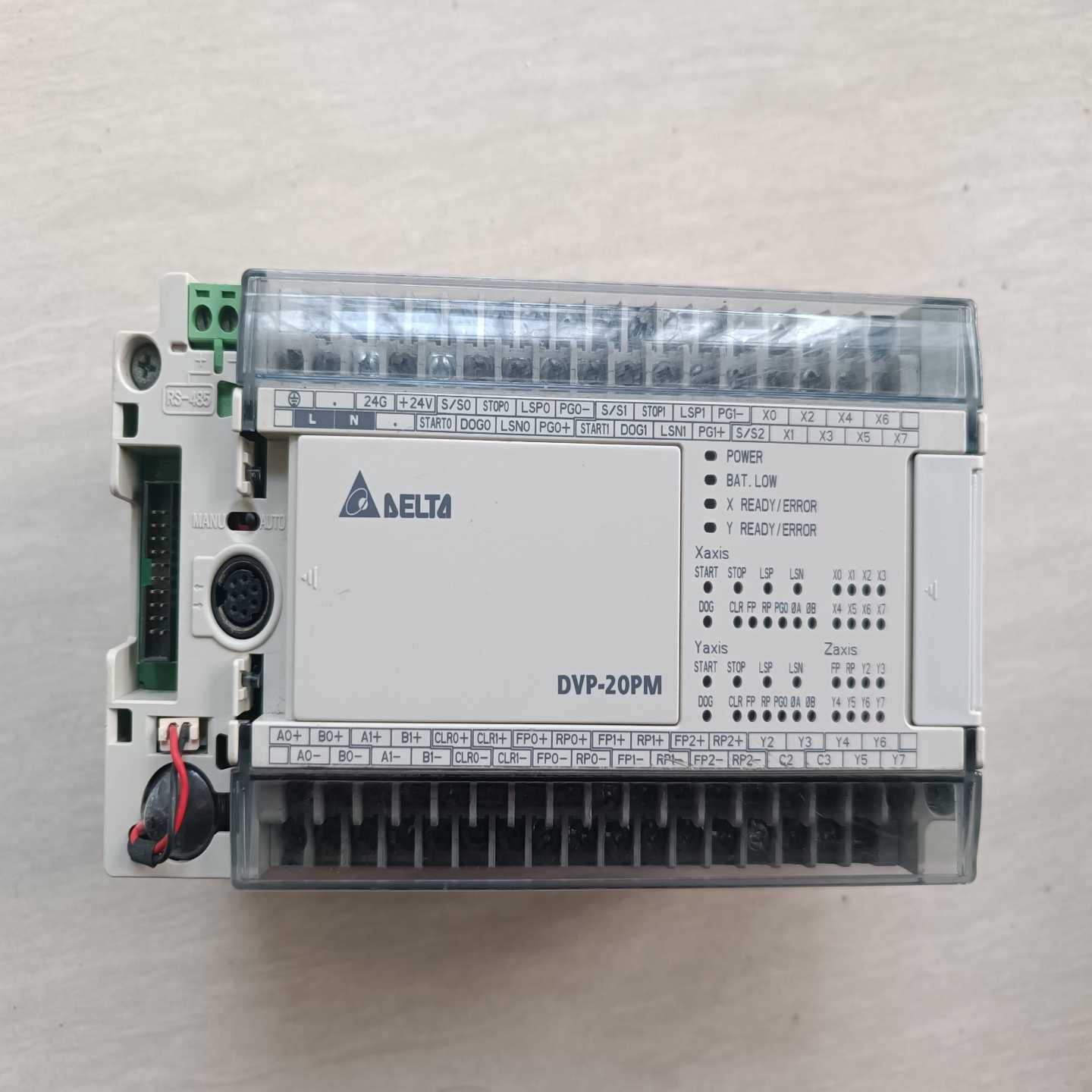 台达PLCDVP20PM00M成色实物图，功能正常询价