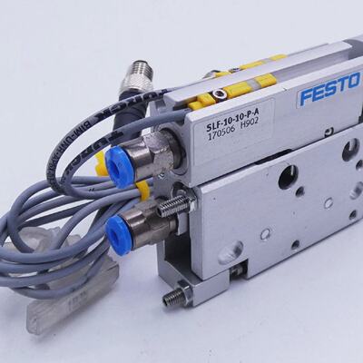 Festo SLF1010PA 170506 MiniSchlitten  2x Turck Sensor used