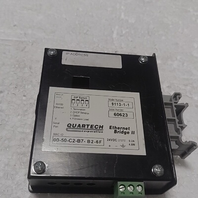 询价*QUARTECH网桥II型工业以太网转换器型号91131