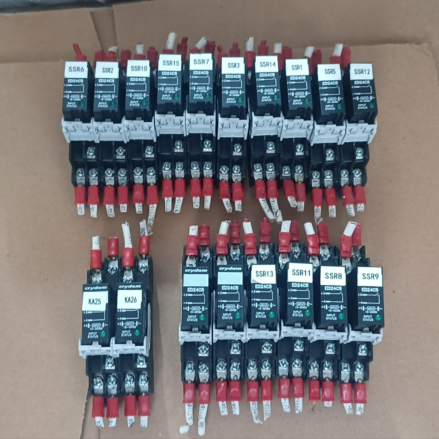 【请询价】美国快达crydom固态继电器ED06C5有2只ED24C