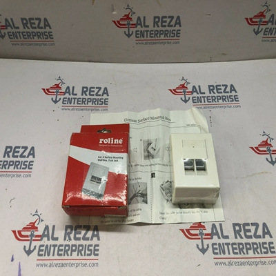 ROLINE25-16-8392CAT6SURFACEMOUNTINGWALLBOXDUALJACK