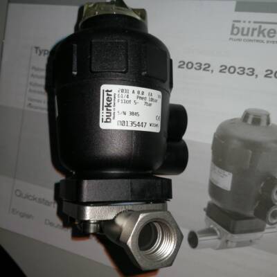 配件宝德BURKERT 2031二位二通不锈钢隔膜阀DN8双膜片135447议价